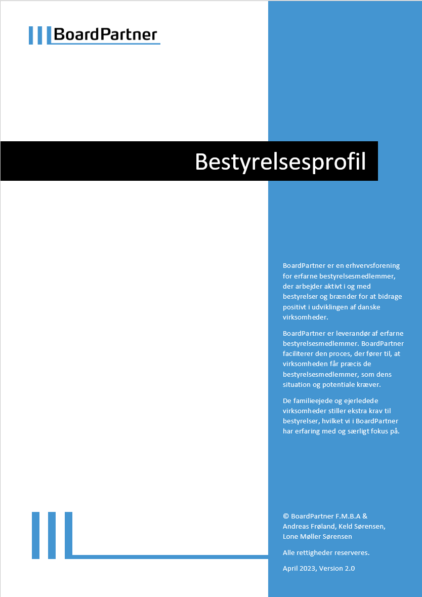 BoardPartner - Bestyrelsesprofil